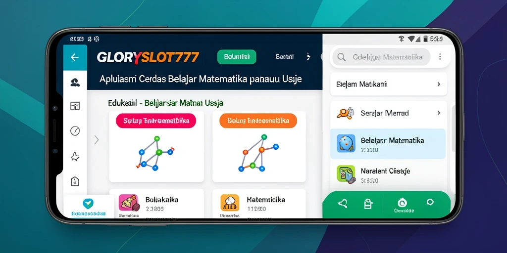 Tampilan antarmuka GLORYSLOT777 yang interaktif dan menarik untuk belajar matematika.