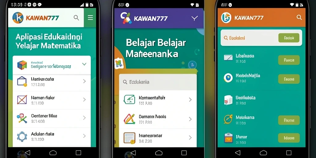 Antarmuka KAWAN777 yang ramah pengguna dan interaktif.