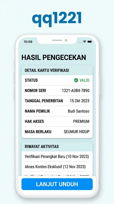Tampilan kanal resmi qq1221